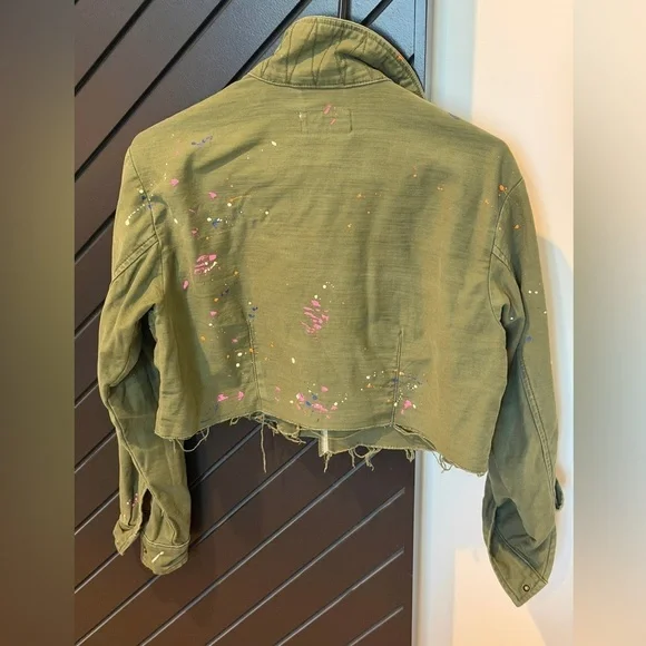 Anthropologie Pilcro cropped jacket. Size S. Great condition. Perfect for Fall - Picture 2 of 3